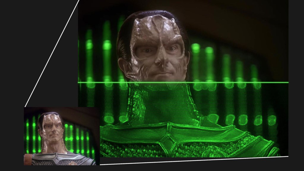 Je regarde Star Trek 'AI upscale' et ce n'est pas terrible